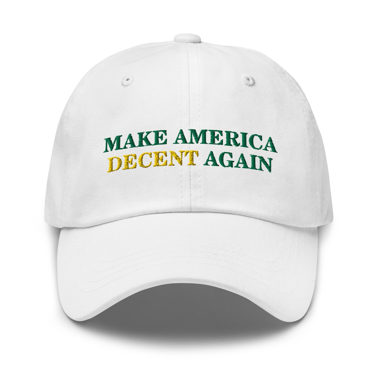 MAKE AMERICA DECENT AGAIN Classic Hat - White