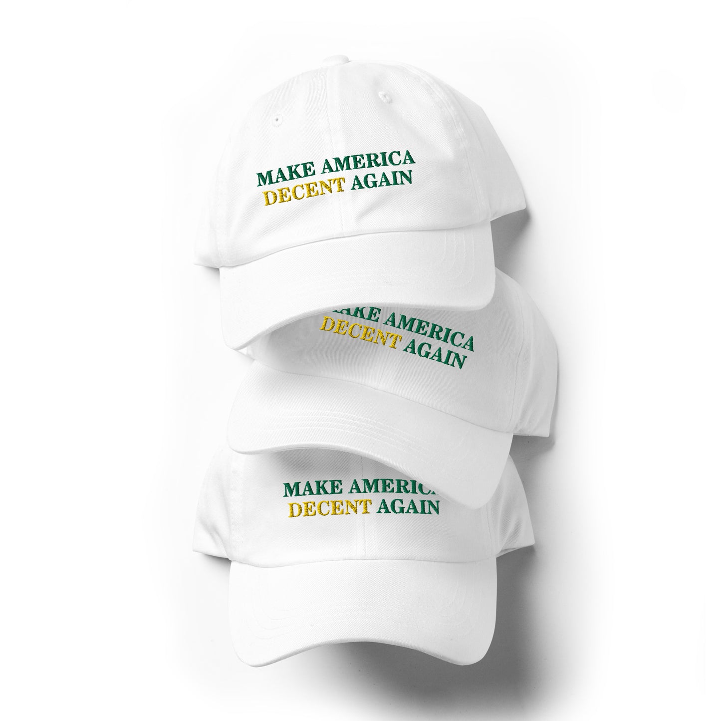 MAKE AMERICA DECENT AGAIN Classic Hat - White