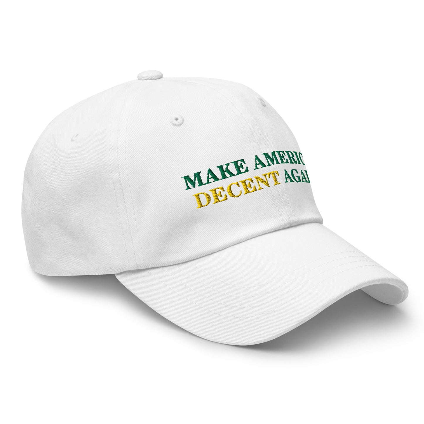 MAKE AMERICA DECENT AGAIN Classic Hat - White