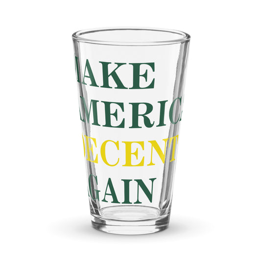 MAKE AMERICA DECENT AGAIN Pint Glass