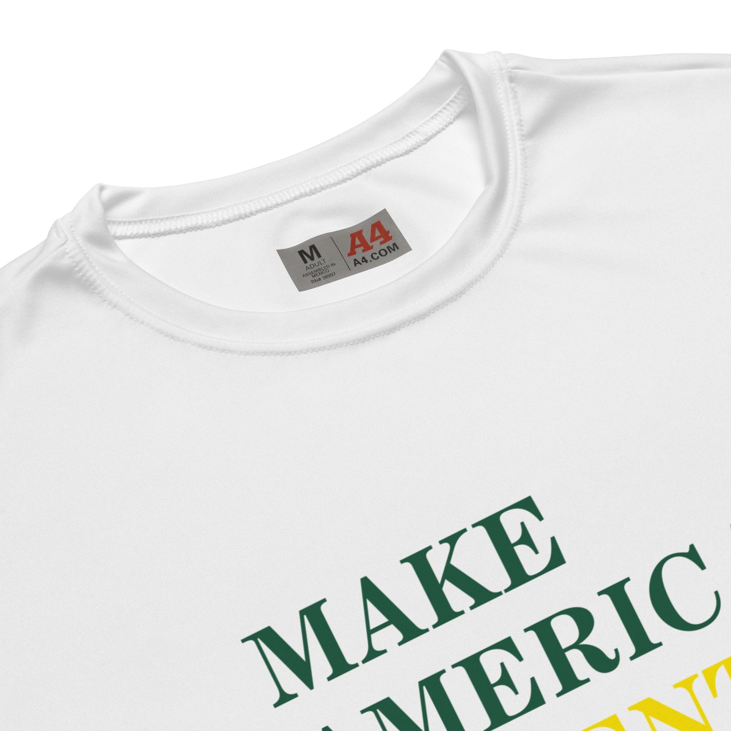 MAKE AMERICA DECENT AGAIN Performance Shirt (White)