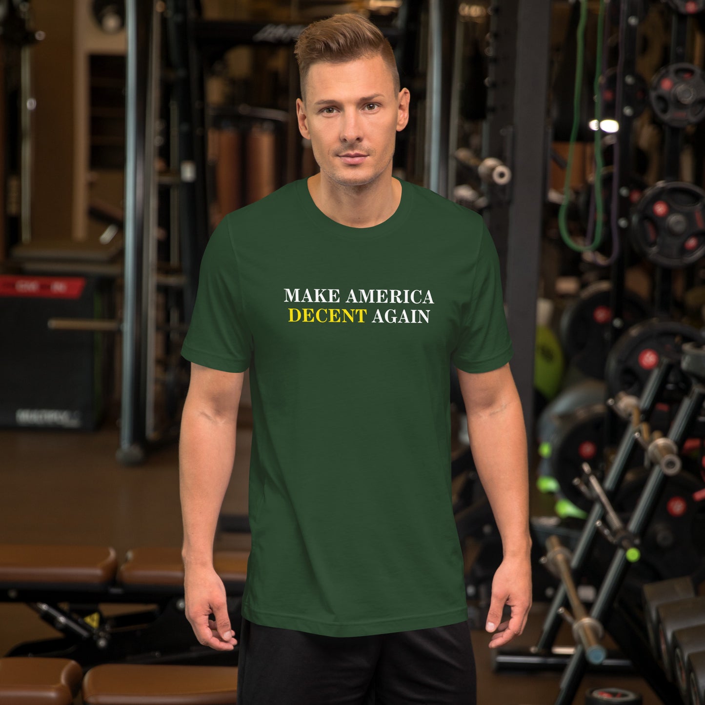 MAKE AMERICA DECENT AGAIN T-Shirt (Green)